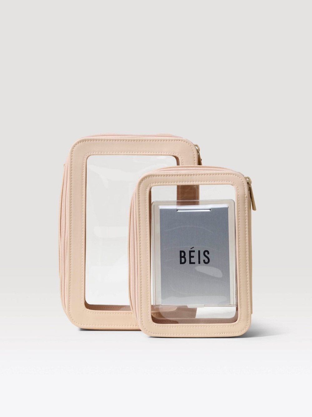 BEIS Beige In Flight Cosmetic Case